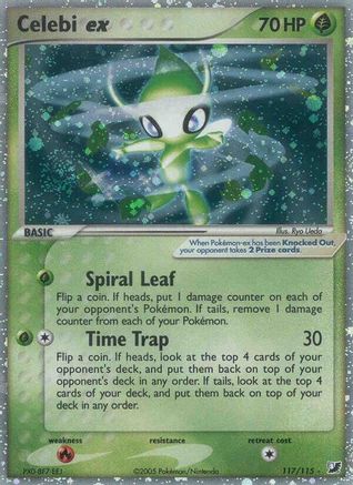 Image of Celebi ex (117/115) [EX: Unseen Forces]