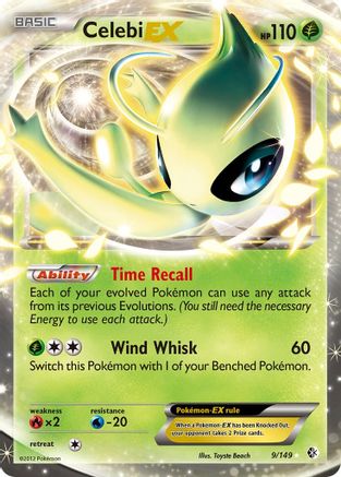 Image of Celebi EX (9/149) [Black & White: Boundaries Crossed]