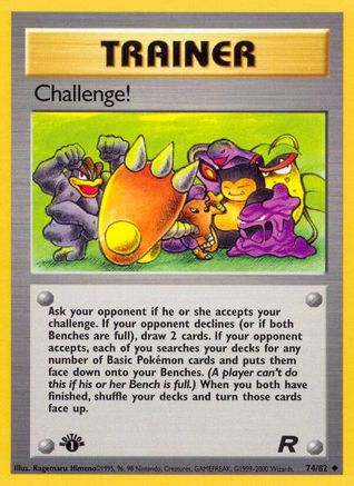 Image of Challenge! (74/82) [Team Rocket 1st Edition]