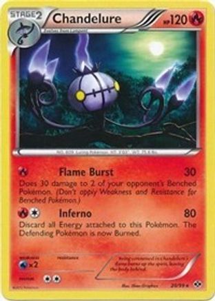 Image of Chandelure (20/99) (Theme Deck Exclusive) [Black & White: Next Destinies]