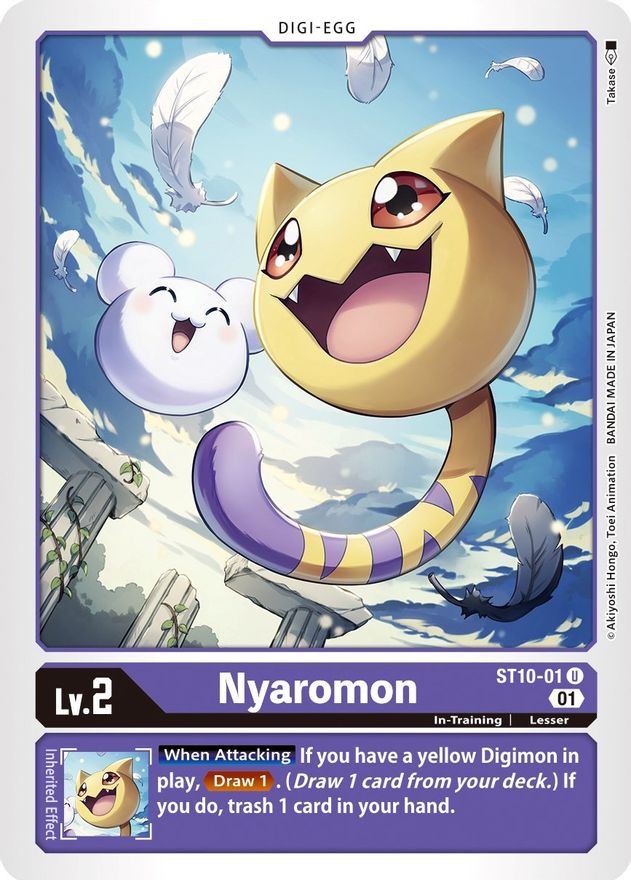 Image of Nyaromon [ST10-01] [Starter Deck: Parallel World Tactician]
