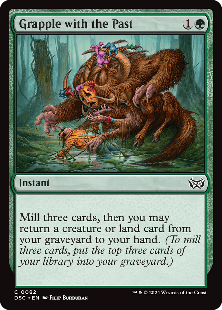 Image of Grapple with the Past [Duskmourn: House of Horror Commander]