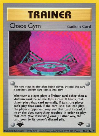Image of Chaos Gym (102/132) [Gym Challenge 1st Edition]