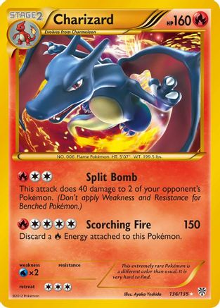 Image of Charizard (136/135) [Black & White: Plasma Storm]
