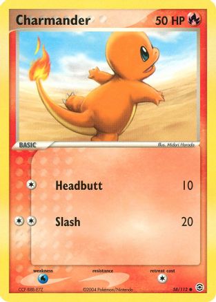 Image of Charmander (58/112) [EX: FireRed & LeafGreen]