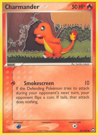 Image of Charmander (48/108) (Stamped) [EX: Power Keepers]