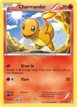 Image of Charmander (18/149) [Black & White: Boundaries Crossed]