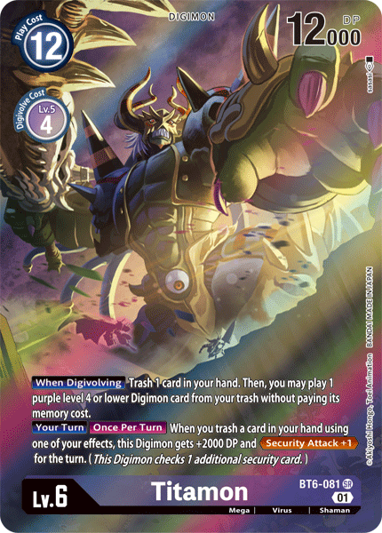 Image of Titamon [BT6-081] (Alternate Art) [Double Diamond]