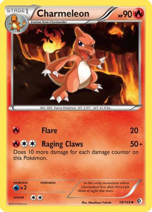 Image of Charmeleon (19/149) [Black & White: Boundaries Crossed]