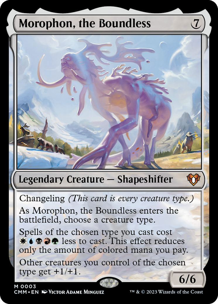 Image of Morophon, the Boundless [Commander Masters]