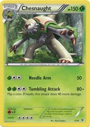 Image of Chesnaught (5/39) [XY: Kalos Starter Set]