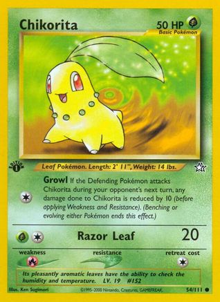 Image of Chikorita (54/111) [Neo Genesis 1st Edition]