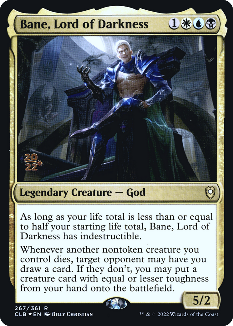 Image of Bane, Lord of Darkness [Commander Legends: Battle for Baldur's Gate Prerelease Promos]
