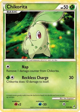Image of Chikorita (53/95) [HeartGold & SoulSilver: Call of Legends]