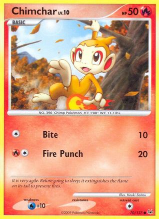 Image of Chimchar (70/127) [Platinum: Base Set]