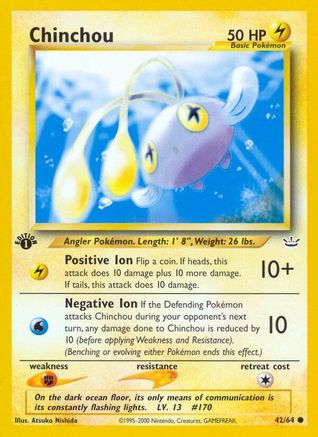 Image of Chinchou (42/64) [Neo Revelation 1st Edition]