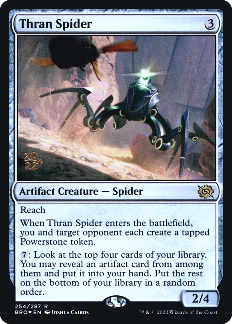 Image of Thran Spider [The Brothers' War Prerelease Promos]