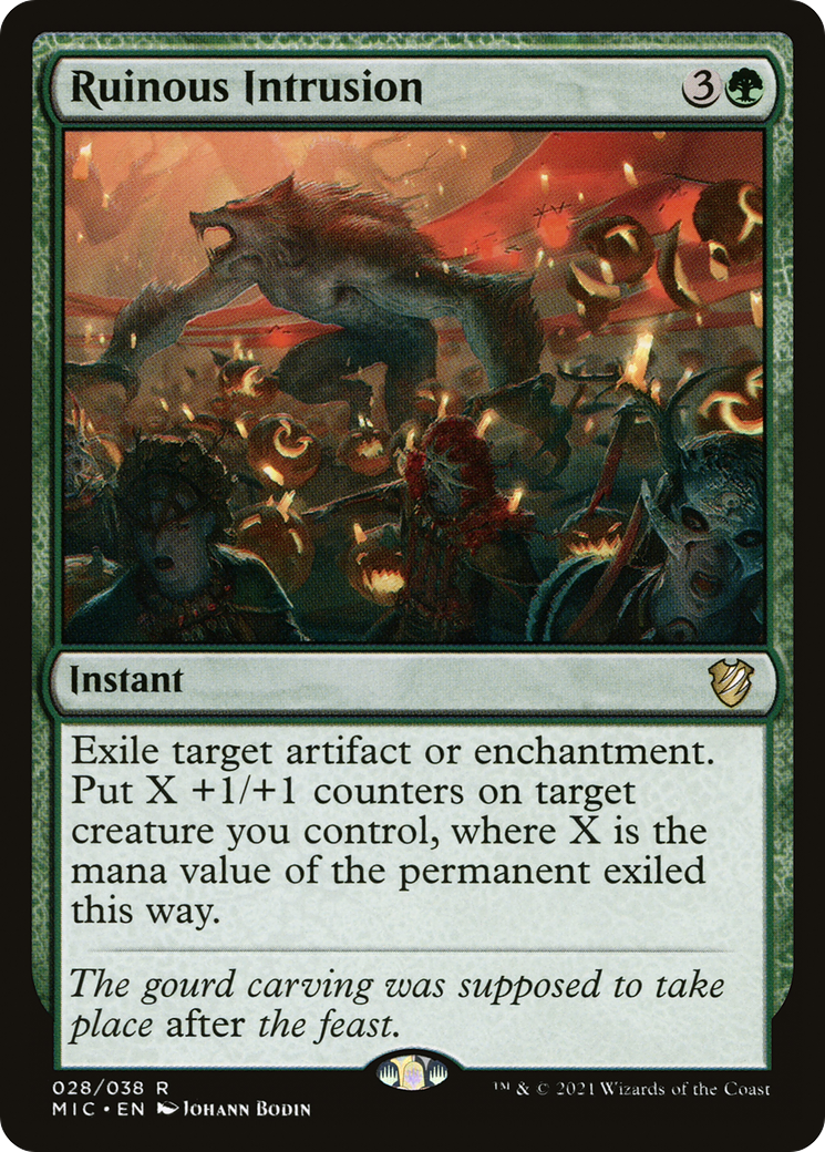 Image of Ruinous Intrusion [Innistrad: Midnight Hunt Commander]