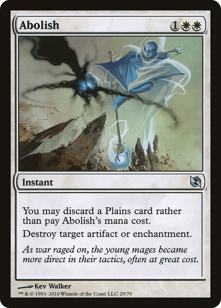 Image of Abolish [Duel Decks: Elspeth vs. Tezzeret]