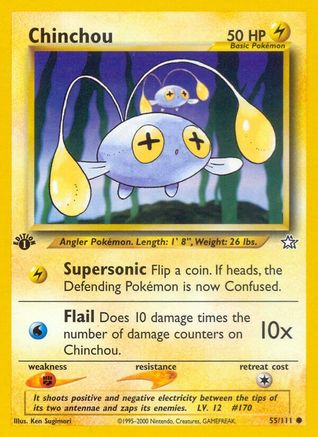 Image of Chinchou (55/111) [Neo Genesis 1st Edition]