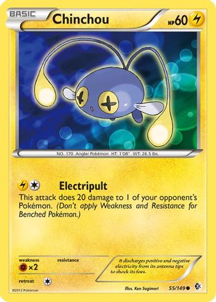 Image of Chinchou (55/149) [Black & White: Boundaries Crossed]