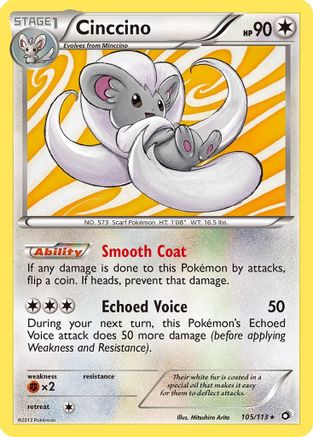Image of Cinccino (105/113) [Black & White: Legendary Treasures]