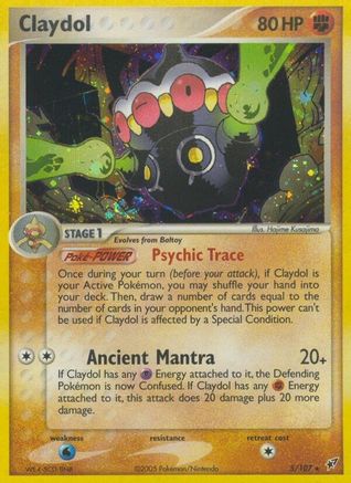 Image of Claydol (5/107) (Stamped) [EX: Deoxys]