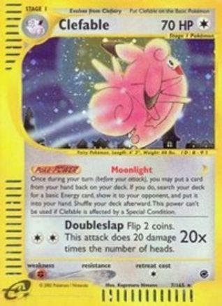 Image of Clefable (7/165) [Expedition: Base Set]