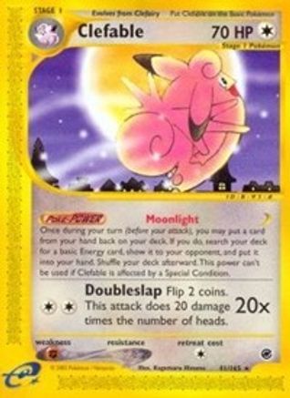Image of Clefable (41/165) [Expedition: Base Set]
