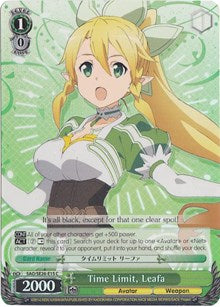 Image of Time Limit, Leafa (SAO/SE26-E15 C) (Parallel Foil) [Sword Art Online II Vol.2]