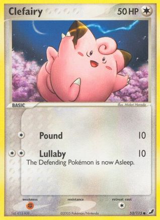 Image of Clefairy (53/115) (Stamped) [EX: Unseen Forces]