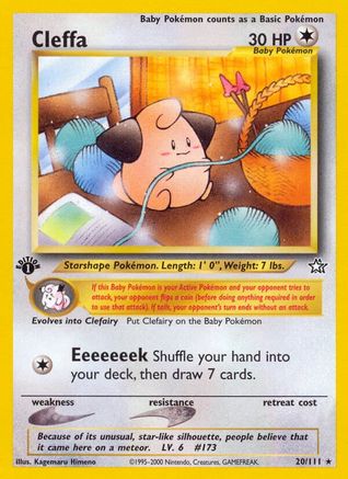 Image of Cleffa (20/111) [Neo Genesis 1st Edition]