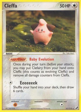 Image of Cleffa (21/115) (Stamped) [EX: Unseen Forces]