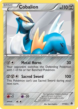 Image of Cobalion (77/98) [Black & White: Emerging Powers]