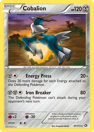 Image of Cobalion (91/113) [Black & White: Legendary Treasures]