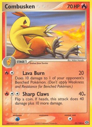 Image of Combusken (25/106) [EX: Emerald]