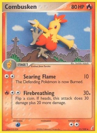 Image of Combusken (31/100) (Stamped) [EX: Crystal Guardians]