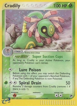 Image of Cradily (3/100) [EX: Sandstorm]