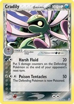 Image of Cradily (2/110) (Delta Species) (Stamped) [EX: Holon Phantoms]