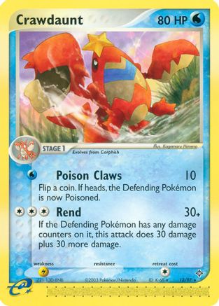 Image of Crawdaunt (13/97) [EX: Dragon]