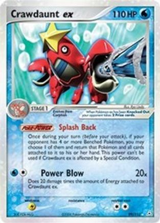 Image of Crawdaunt ex (99/110) [EX: Holon Phantoms]