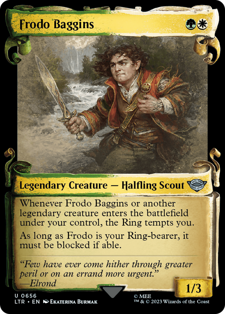 Image of Frodo Baggins [The Lord of the Rings: Tales of Middle-Earth Showcase Scrolls]