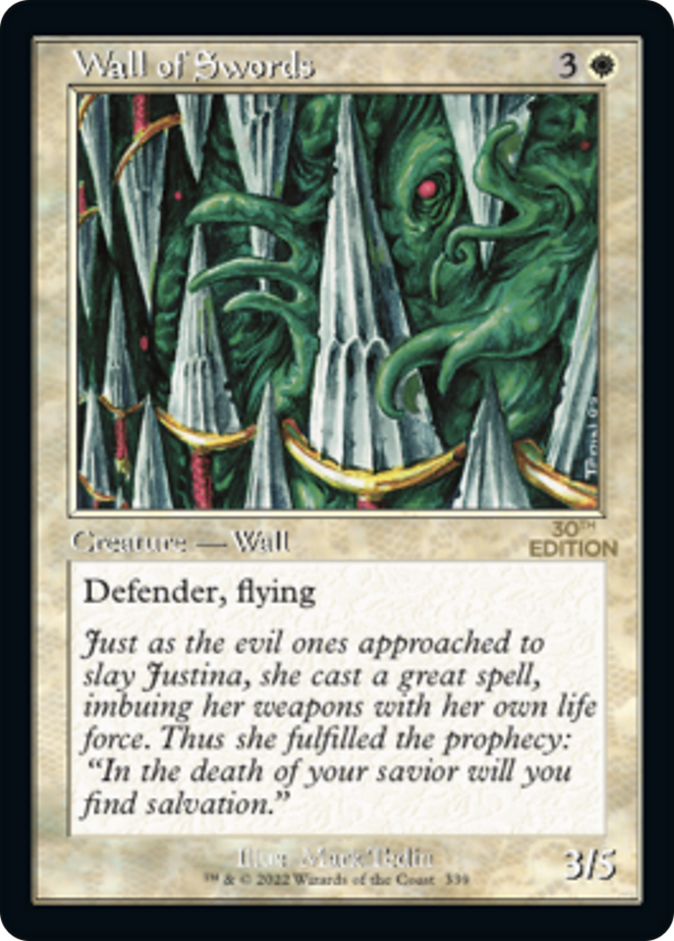 Image of Wall of Swords (Retro) [30th Anniversary Edition]