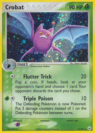 Image of Crobat (3/101) [EX: Hidden Legends]