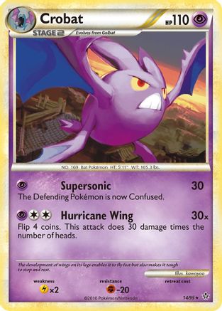 Image of Crobat (14/95) [HeartGold & SoulSilver: Unleashed]