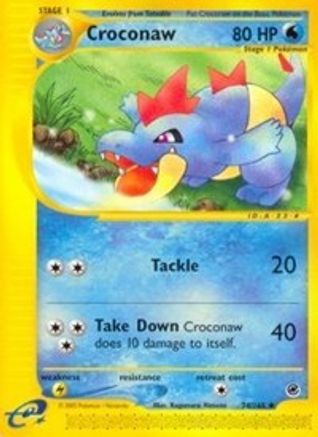 Image of Croconaw (74/165) [Expedition: Base Set]