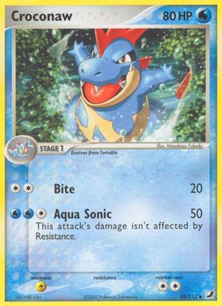 Image of Croconaw (38/115) (Stamped) [EX: Unseen Forces]