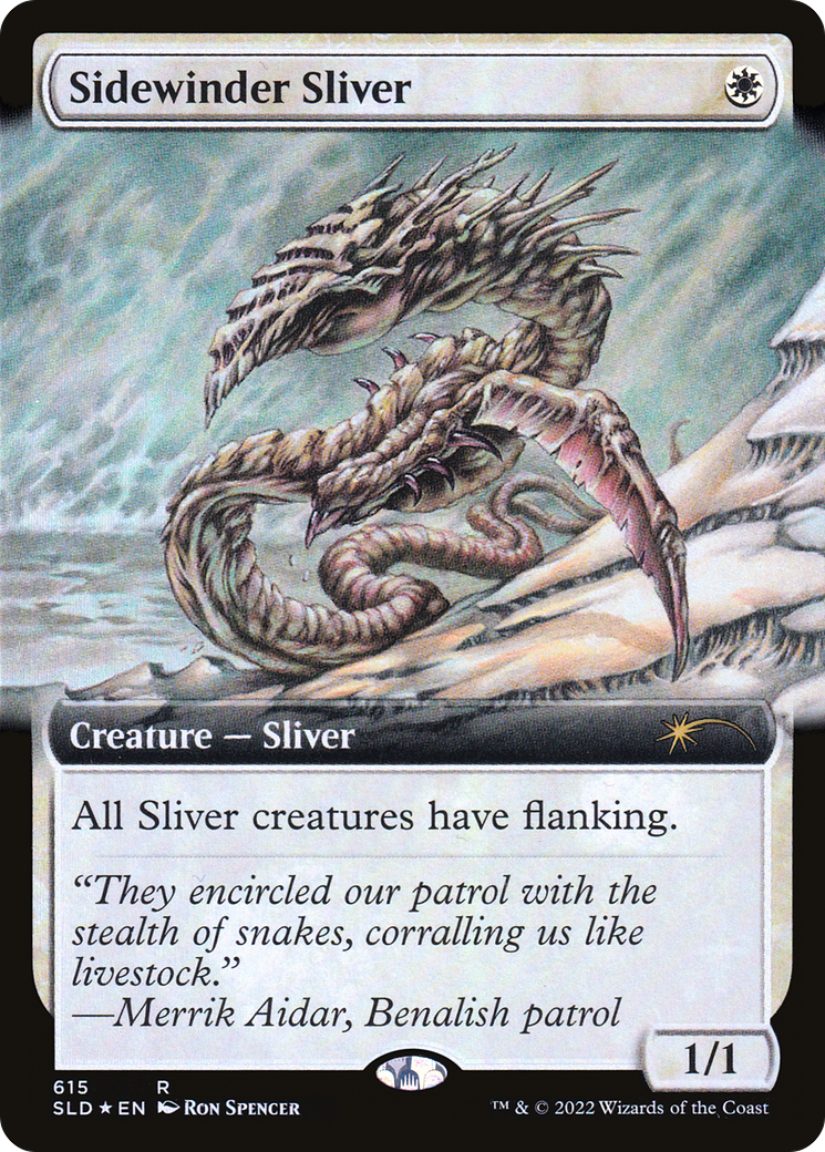 Image of Sidewinder Sliver (Extended Art) [Secret Lair Drop Promos]