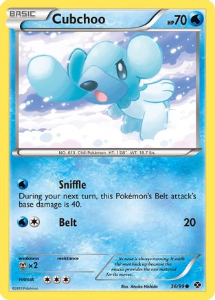 Image of Cubchoo (36/99) [Black & White: Next Destinies]