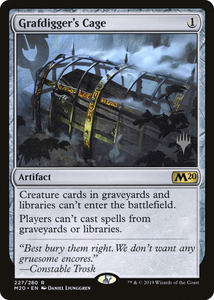 Image of Grafdigger's Cage (Promo Pack) [Core Set 2020 Promos]